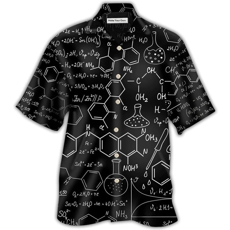 Chemistry Hawaiian Shirt For Warm Weather Adventures Parties And Daily Comfort