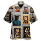 Cat Noble Aristocrat Hawaiian Shirt For Poolside Relaxation And Sunny Getaways