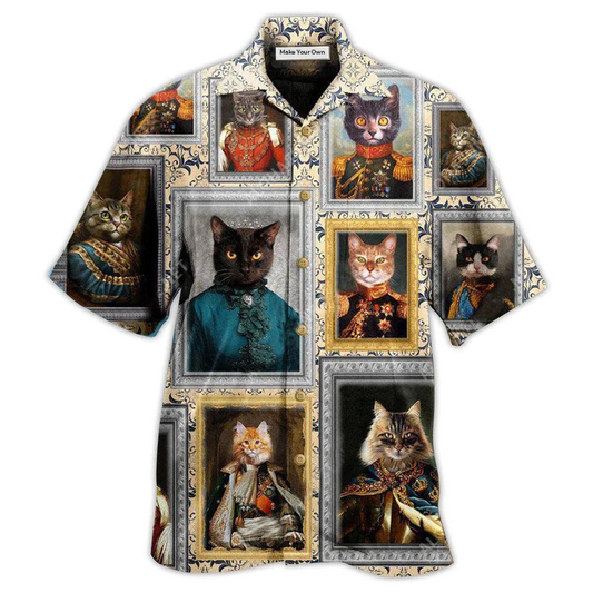Cat Noble Aristocrat Hawaiian Shirt For Poolside Relaxation And Sunny Getaways