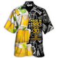 Beer Drinking Hawaiian Shirt For Vacation Days And Relaxed Coastal Outings