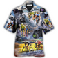 Watercolor Cycling Photography Mountain Hawaiian Shirt For Beach Parties And Weekend Getaways
