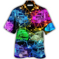 Neon Colorful Truck Hawaiian Shirt For Warm Weather Adventures And Everyday Comfort