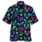 Neon Bat And Magic Hawaiian Shirt For Beach Days Resort Trips And Relaxed Everyday Style