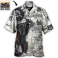 Motorcycle Biker Personalized Photo Hawaiian Shirt Collar And Front View For Island Holidays