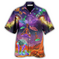 Alien Galaxy Awesome Ufo Hawaiian Shirt For Summer Vacation And Beach Travel