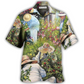 Peaceful Gardening Hawaiian Shirt For Beach Parties And Weekend Getaways