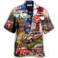 Camping Independence Day Hawaiian Shirt For Summer Events And Casual Outdoor Wear