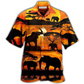Yellow Elephant Stronger Think Sky Hawaiian Shirt Artwork Detail For Resort Trips And Outdoor Activities