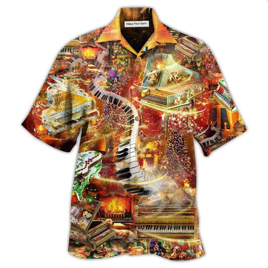 Piano Music Church Hawaiian Shirt For Poolside Relaxation And Sunny Getaways