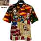 English Bulldog American Sunset Custom Photo Hawaiian Shirt Artwork Detail For Resort Trips And Outdoor Activities