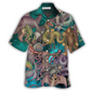 Animals Scared Hawaiian Shirt For Coastal Adventures And Warm Weather Wear