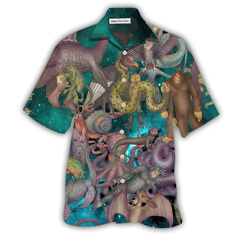 Animals Scared Hawaiian Shirt For Coastal Adventures And Warm Weather Wear