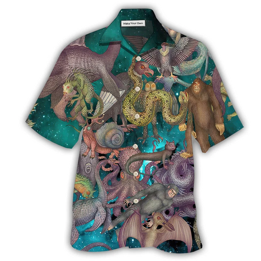Animals Scared Hawaiian Shirt For Coastal Adventures And Warm Weather Wear