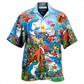 Happy Shark New Year Hawaiian Shirt Design Detail For Sunny Adventures And Casual Wear