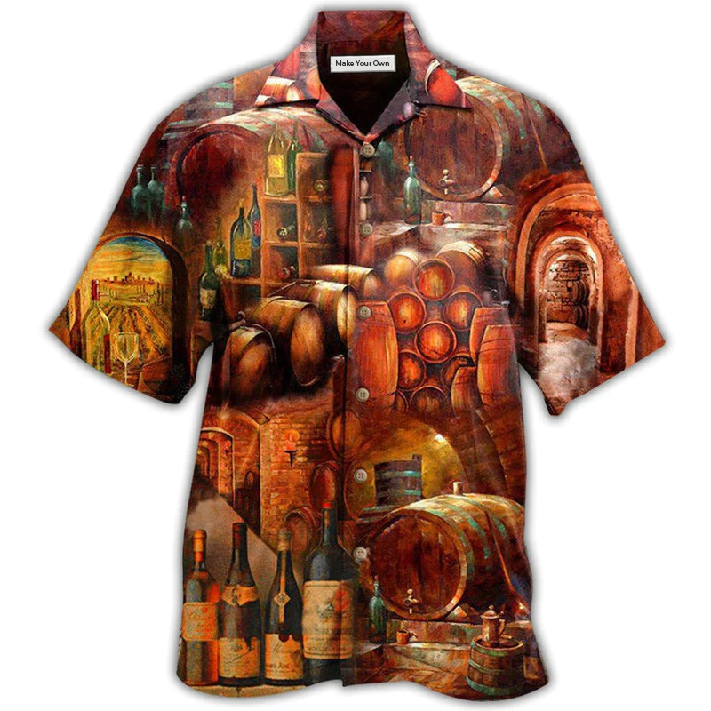 Wine Tasting Daily Cellar Hawaiian Shirt For Beach Parties And Weekend Getaways