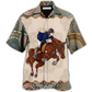 Horse Horseback Riding Hawaiian Shirt Design Detail For Sunny Adventures And Casual Wear