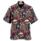Skull Tattoo Amazing Christmas Fantastic Hawaiian Shirt Artwork View For Coastal Escapes And Resort Style