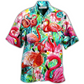 Pink Flamingo Hawaiian Shirt For Warm Weather Adventures And Everyday Comfort