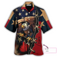 Eagle American Texas Peace Personalized Hawaiian Shirt Artwork Detail For Resort Trips And Outdoor Activities