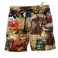 Cat Pirates So Cool Hawaiian Print Beach Shorts For Sunny Getaways And Gifting
