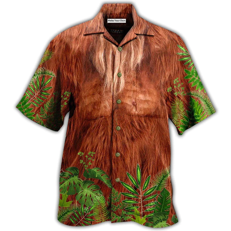 Mythical Forest Creature Hawaiian Shirt For Summer Vacation Beach Travel And Casual Wear