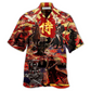 Samurai Fear Death Unlived Hawaiian Shirt Pattern Detail For Summer Holidays And Outdoor Fun