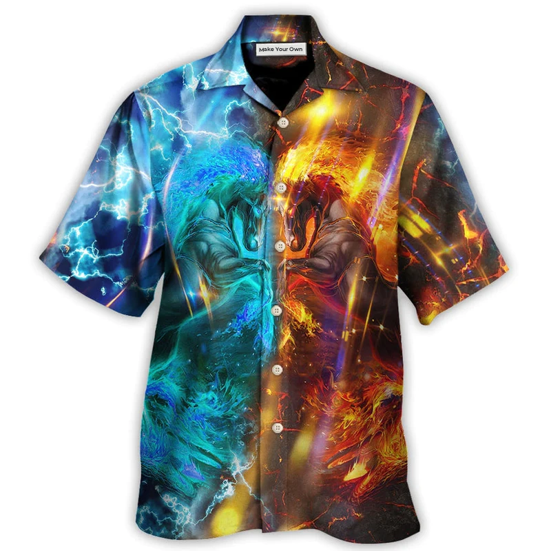 Horse Wild Free Hawaiian Shirt For Vacation Days And Relaxed Coastal Outings