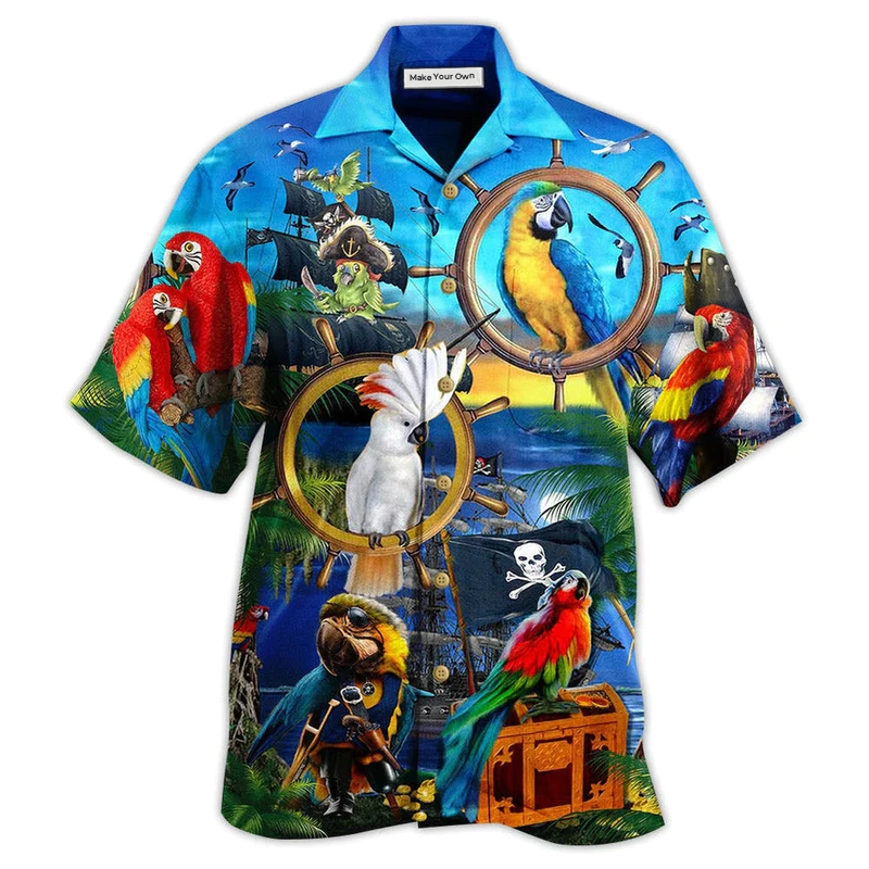 Parrot Amazing Hawaiian Shirt For Poolside Relaxation And Sunny Getaways