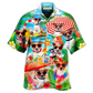 Dog Jack Russell Terrier Beach Hawaiian Shirt Artwork Detail For Resort Trips And Outdoor Activities