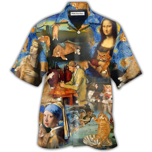 Cat Hawaiian Shirt For Beach Parties And Weekend Getaways