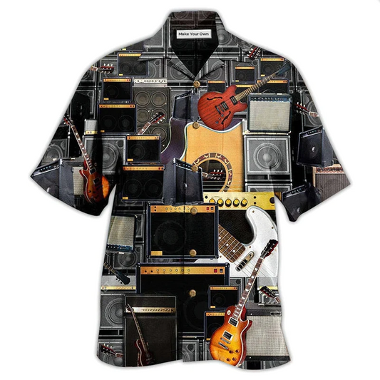 Music And Elephant Hawaiian Shirt For Island Trips Summer Gatherings And Comfortable Daily Wear