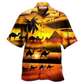 Camel And Desert Landscape Hawaiian Shirt For Tropical Parties Vacation Travel And Casual Summer Style