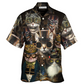 Steampunk Cat Machines Hawaiian Shirt Artwork View For Coastal Escapes And Resort Style