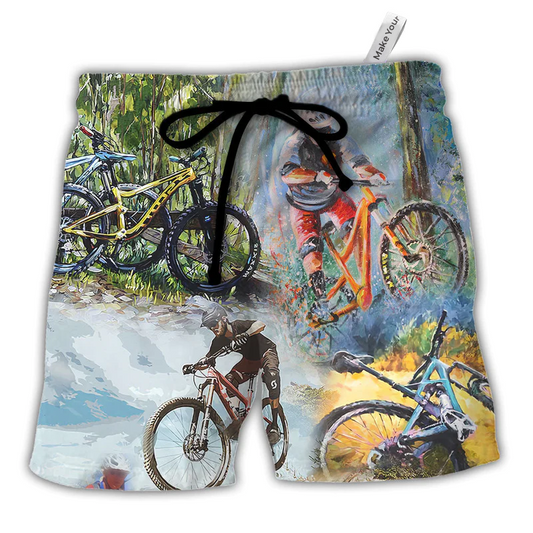 Mountain Beach Shorts For Weekend Travel And Travel Ready Comfort