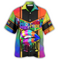 Rainbow Pride American Hawaiian Shirt For Warm Weather Adventures And Everyday Comfort