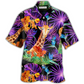 Tropical Giraffe Leaf Hawaiian Shirt For Resort Getaways And Comfortable Summer Activities