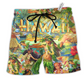 Hawaii Aloha Beach Shorts For Tropical Holidays And Weekend Casual Style