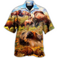 Bison Hawaiian Shirt For Summer Travel Coastal Events And Thoughtful Gift Giving