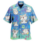 Cat Hawaiian Shirt Design Detail For Sunny Adventures And Casual Wear