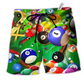 Billiard Where's The Cue Ball Going Hawaiian Beach Shorts For Active Summer Travel