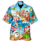 Island Christmas Santa Beach Hawaiian Shirt Resort Outfit View For Resort Wear