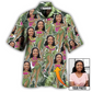Funny Face Custom Photo Hawaiian Shirt For Summer Events And Casual Outdoor Wear