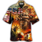 Veteran American Independence Day USA Hawaiian Shirt Design View For Casual Summer Styling