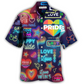 Rainbow Equality Heart Hawaiian Shirt For Tropical Travel Beach Gatherings And Comfortable Wear
