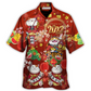 Lunar New Year Cat Hawaiian Shirt Front Pattern View For Thoughtful Gifting