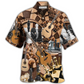 Guitar Chess Hawaiian Shirt For Summer Vacation And Beach Travel
