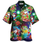 Christmas Guitar Hawaiian Shirt For Summer Events Coastal Travel And Comfortable Styling