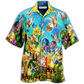 Butterfly Easter Blessed Hawaiian Shirt For Summer Vacation And Beach Travel
