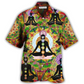 Yoga Wonderful Hawaiian Shirt Pattern Detail For Summer Holidays And Outdoor Fun