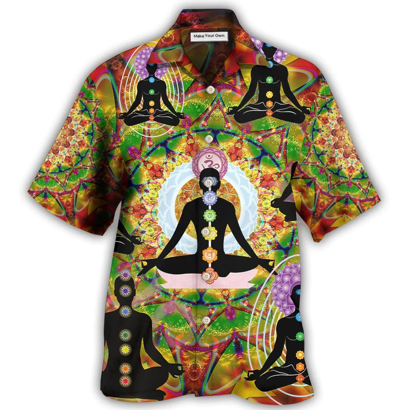 Yoga Wonderful Hawaiian Shirt Pattern Detail For Summer Holidays And Outdoor Fun